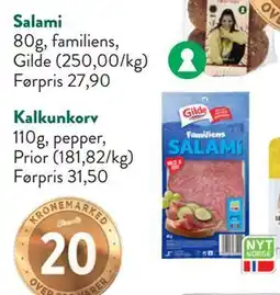 Jacobs Salami, NOK 20 tilbud