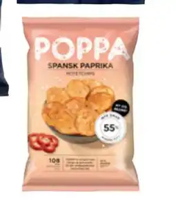Jacobs Poppa chips, NOK 20 tilbud