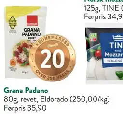 Jacobs Grana Padano, NOK 20 tilbud