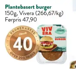 Jacobs Plantebasert burger, NOK 40 tilbud