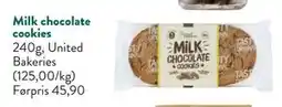 Jacobs Milk chocolate cookies, NOK 30 tilbud
