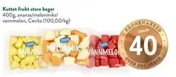 Jacobs Kuttet frukt store beger, NOK 40 tilbud