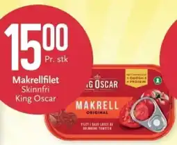 CC Mat KING OSCAR Makrellfilet tilbud
