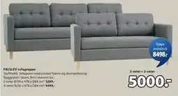 JYSK FALSLEV sofagruppe, NOK 5000 tilbud