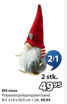 JYSK RIS nisse, NOK 49.95 tilbud