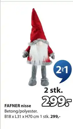 JYSK FAFNER nisse, NOK 299 tilbud