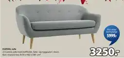 JYSK EGEDAL sofa, NOK 3250 tilbud