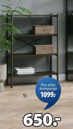 JYSK LINDVED reol, NOK 650 tilbud