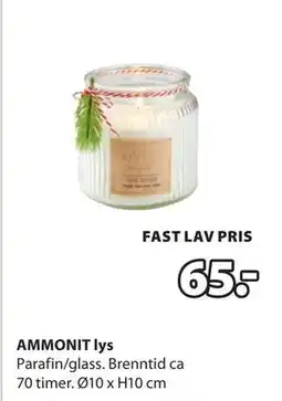 JYSK AMMONIT lys, NOK 65 tilbud