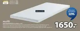 JYSK WELLPUR BOKSELVI overmadrass - hvit tilbud