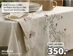 JYSK NELLIKE duk, NOK 350 tilbud