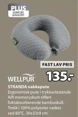 JYSK STRANDA nakkepute, NOK 135 tilbud