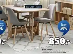 JYSK ALLING spisebord, NOK 850 tilbud
