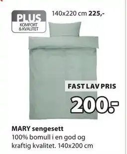 JYSK MARY sengesett tilbud