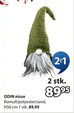 JYSK ODIN nisse, NOK 89.95 tilbud