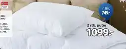 JYSK 2 stk. puter., NOK 1099 tilbud