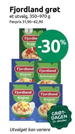 Joker Fjordland grøt tilbud