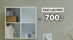 JYSK Skap med 4 rom, NOK 700 tilbud