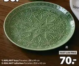 JYSK MALAKIT tallerken, NOK 70 tilbud