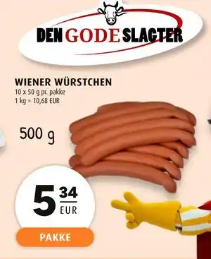 Scandinavian Park WIENER WÜRSTCHEN, EUR 5.34 tilbud