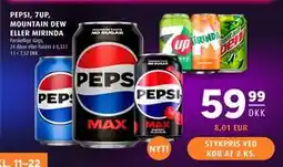 Scandinavian Park PEPSI, 7UP, MOUNTAIN DEW ELLER MIRINDA, EUR 59.99 tilbud