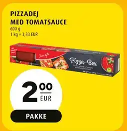 Scandinavian Park PIZZADEJ MED TOMATSAUCE, EUR 2 tilbud