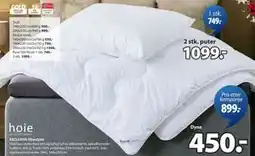 JYSK EXCLUSIVE fiberdyne, NOK 450 tilbud