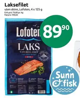 Joker Laksefilet, NOK 89.9 tilbud