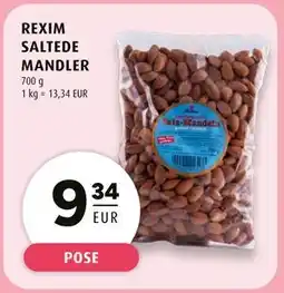 Scandinavian Park REXIM SALTEDE MANDLER, EUR 9.34 tilbud