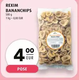 Scandinavian Park REXIM BANANCHIPS, EUR 4 tilbud