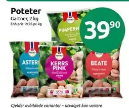Joker Poteter, NOK 39.9 tilbud