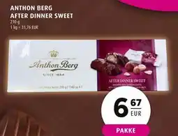 Scandinavian Park ANTHON BERG AFTER DINNER SWEET, EUR 6.67 tilbud