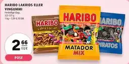 Scandinavian Park HARIBO LAKRIDS ELLER VINGUMMI, EUR 2.66 tilbud