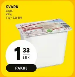 Scandinavian Park KVARK, EUR 1.33 tilbud
