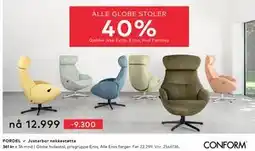 Skeidar Globe hvilestol, NOK 12999 tilbud
