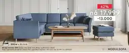 Skeidar MODULSOFA, NOK 17999 tilbud