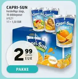 Scandinavian Park CAPRI-SUN, EUR 2.99 tilbud