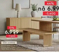 Skeidar Groove skjenk, NOK 6999 tilbud