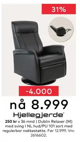 Skeidar Dublin Relaxer (M), NOK 8999 tilbud