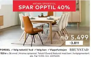 Skeidar Aroma spisestol, NOK 5499 tilbud