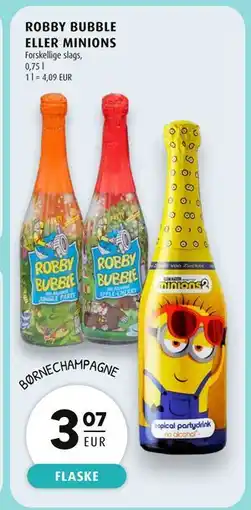 Scandinavian Park ROBBY BUBBLE ELLER MINIONS, EUR 3.07 tilbud