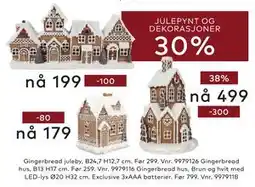 Skeidar JULEPYNT OG DEKORASJONER tilbud