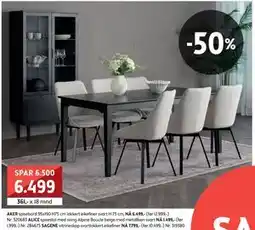 Bohus AKER spisebord, NOK 6499 tilbud