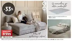 Bohus CHILL sovesofa 3 seter, NOK 9999 tilbud