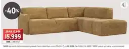 Bohus TAMPA hjørnesofa, NOK 15999 tilbud