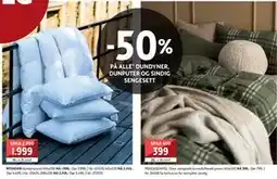 Bohus 50% PÅ ALLE* DUNDYNER, DUNPUTER OG SINDIG SENGESETT tilbud