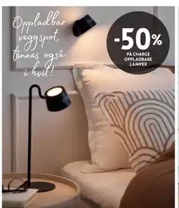 Bohus 50% PÅ CHARGE OPPLADBARE LAMPER tilbud