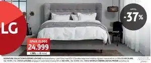 Bohus SIGNATURE COLLECTION SLEEPING LOVUND kontinentalseng, NOK 24999 tilbud