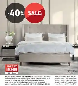 Bohus SIGNATURE COLLECTION SLEEPING SANDØ, NOK 19999 tilbud