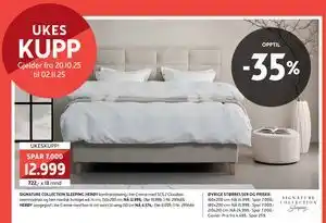 Bohus SIGNATURE COLLECTION SLEEPING HERØY kontinentalseng tilbud